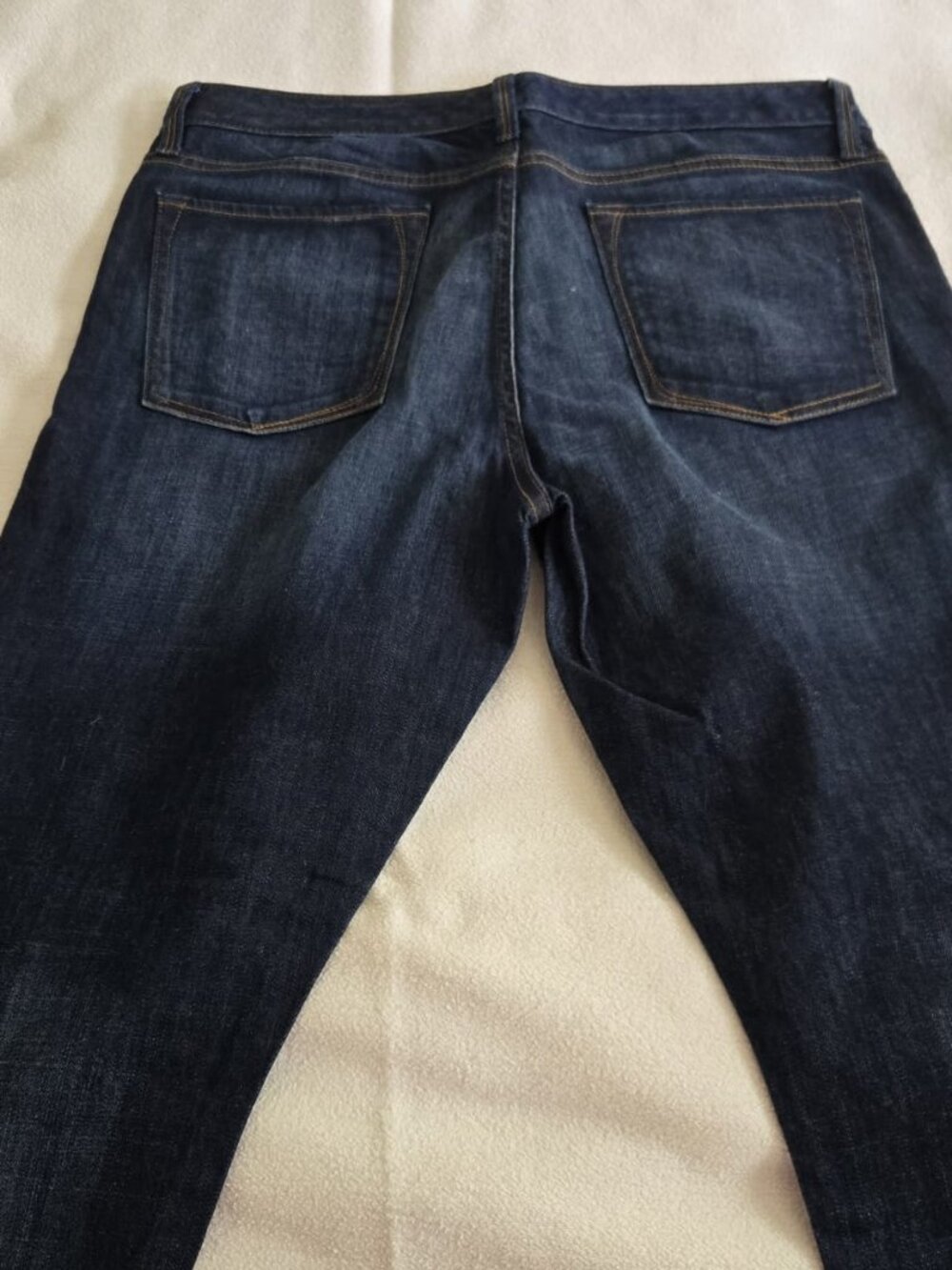 Banana Republic Dark Wash Straight Leg Jeans 32R EUC - Picture 5 of 13